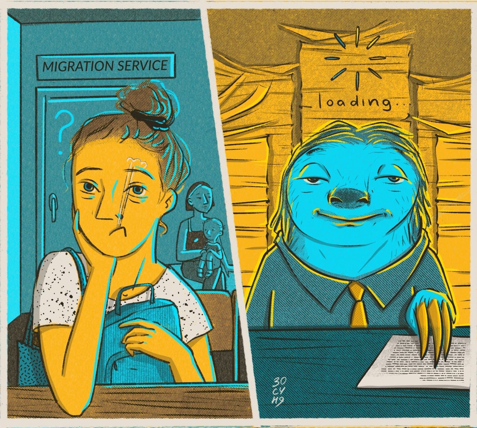 Migration policy infographic